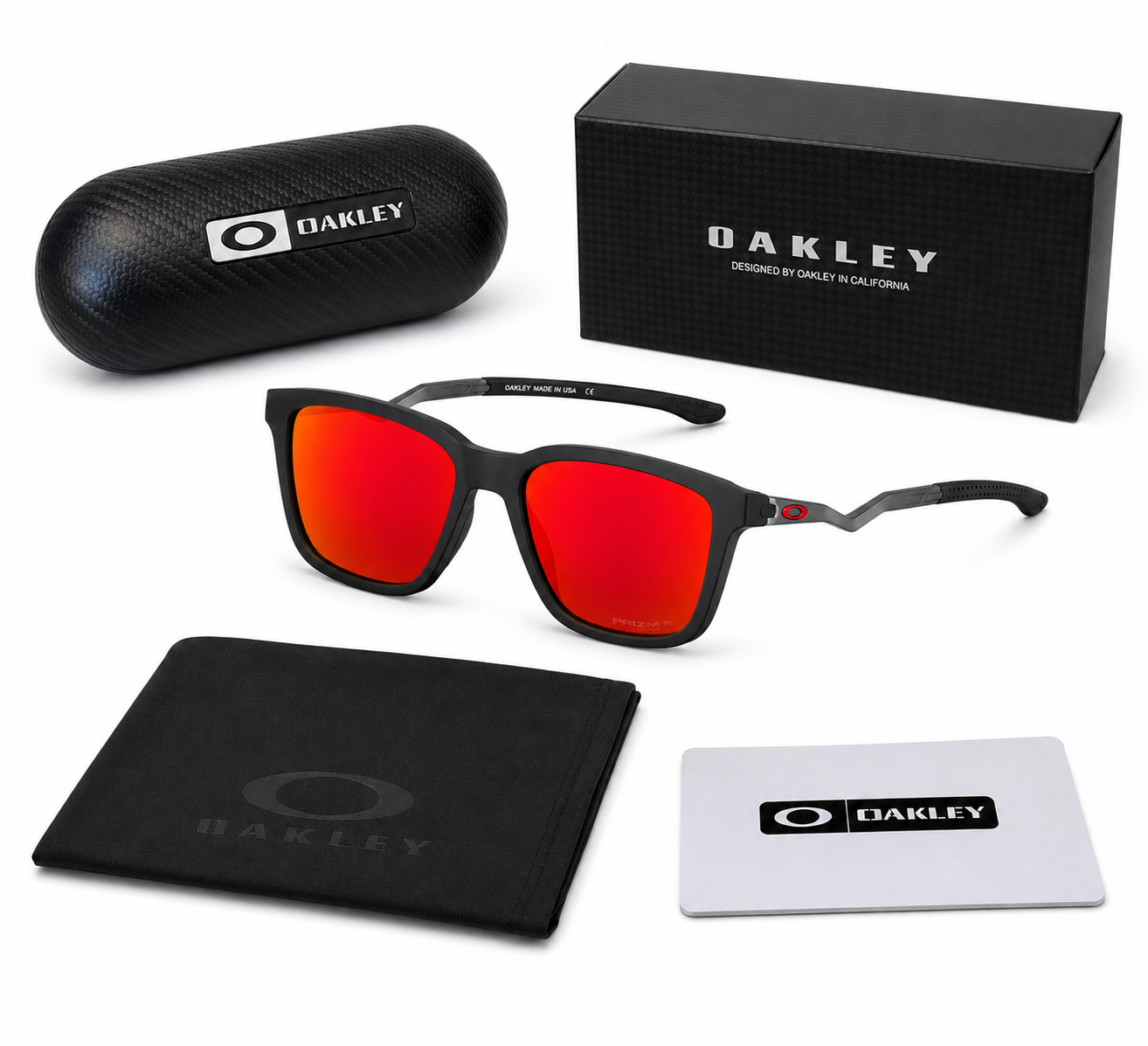 OAKLEY OX8191 NEGRAS CON ROJO