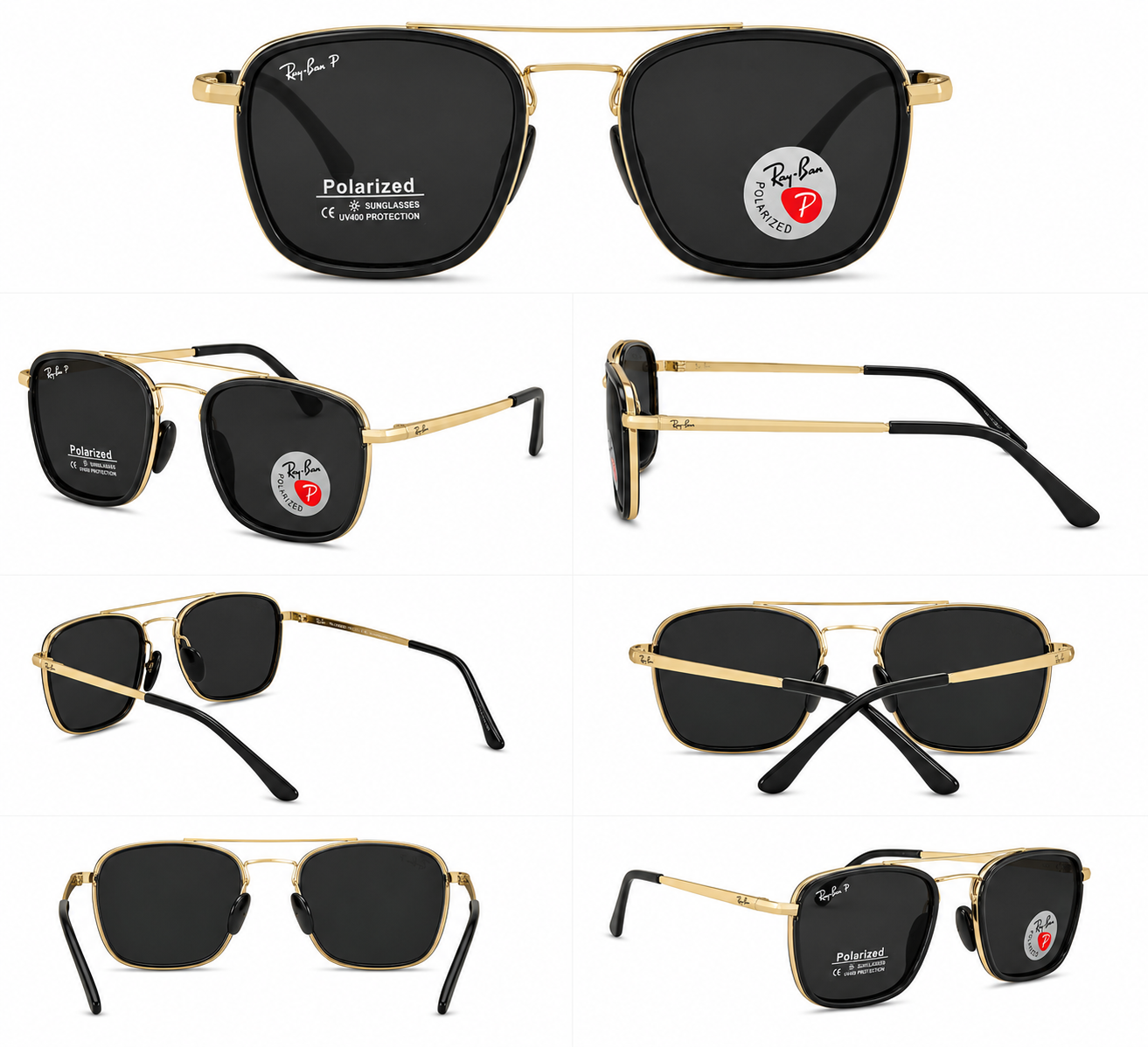 RAY BAN LIFEFORCE NEGRAS CON DORADO