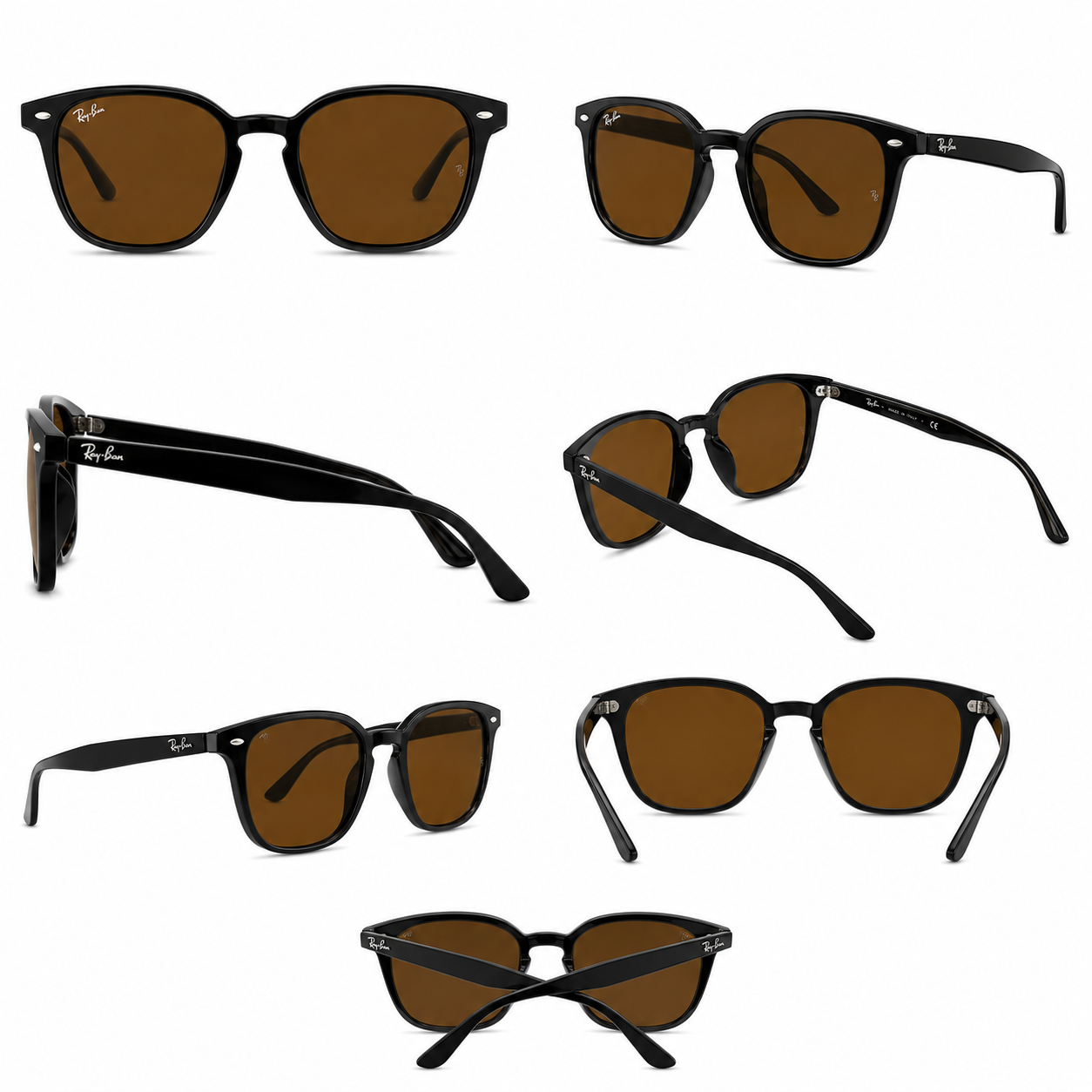 RAY-BAN RB4258 NEGRAS CON LENTE CAFE