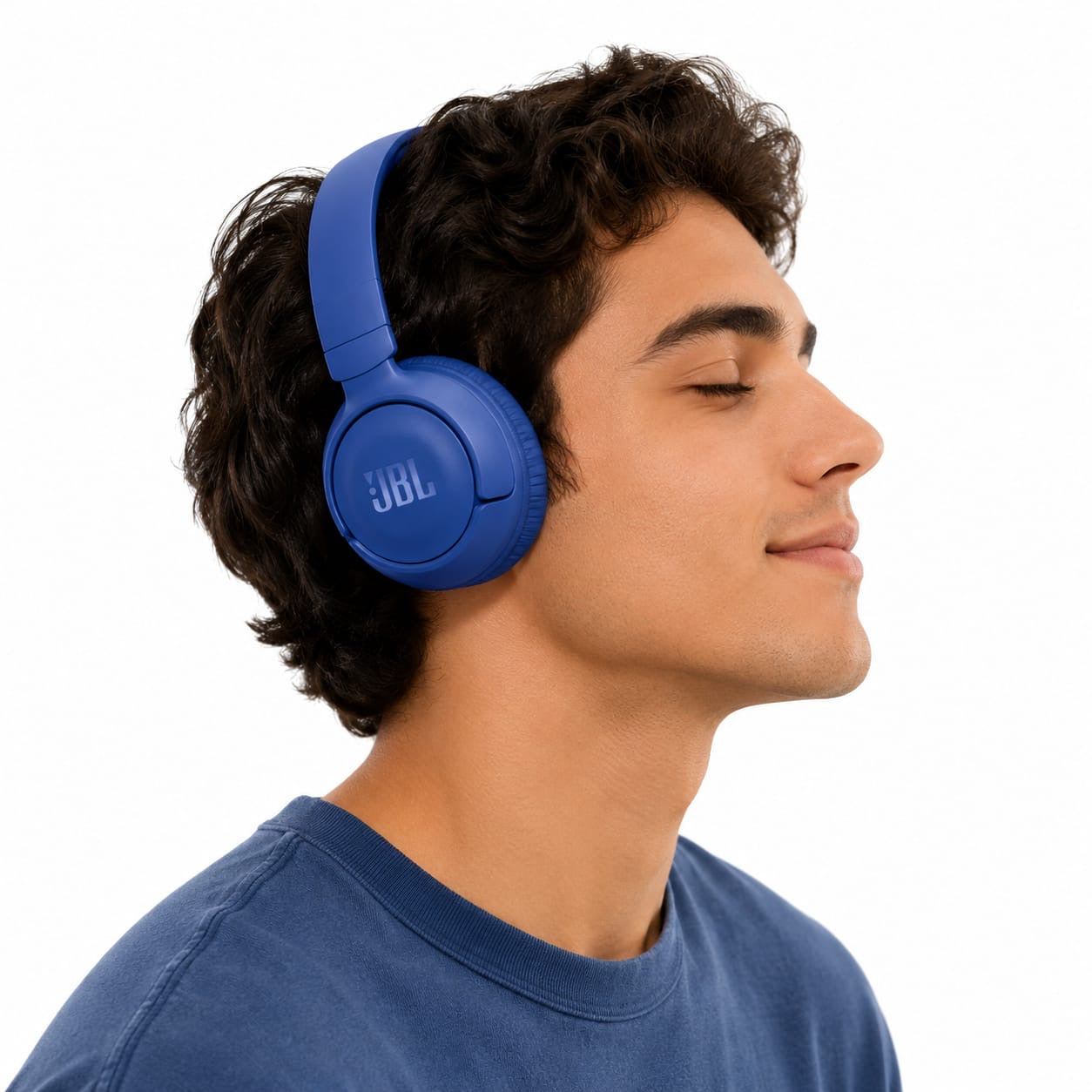 JBL Tune 510BT: Auriculares inalámbricos supraaurales con sonido Purebass - AZUL