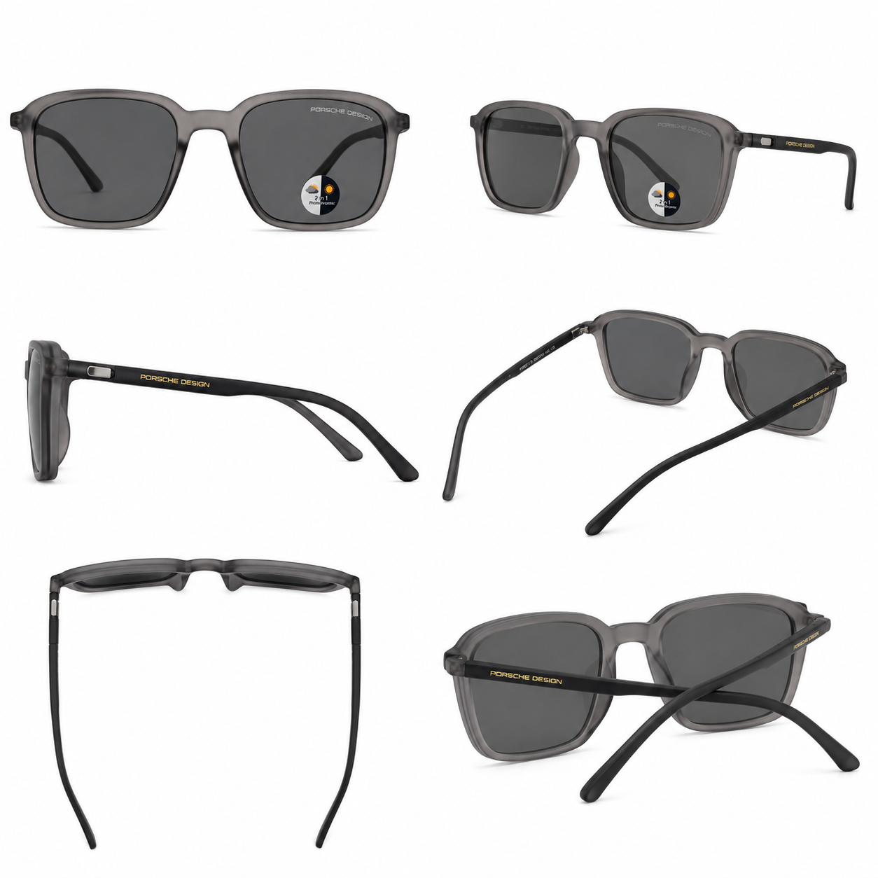 GAFAS PORSCHE DESIGN TRANSPARENTES GRISES
