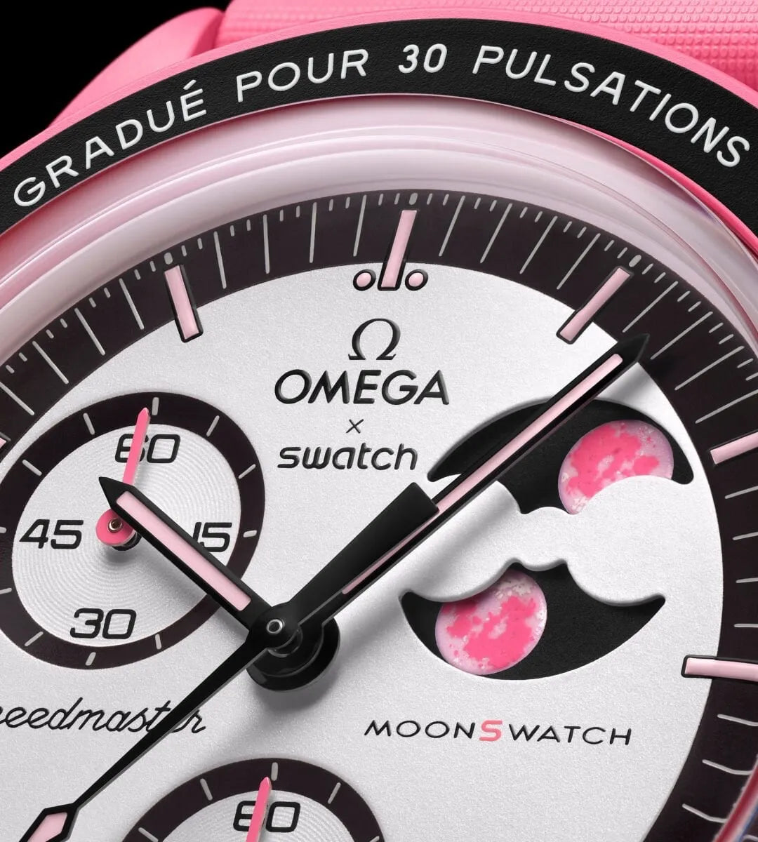 Omega X Swatch Mission To The Pink Moonphase
