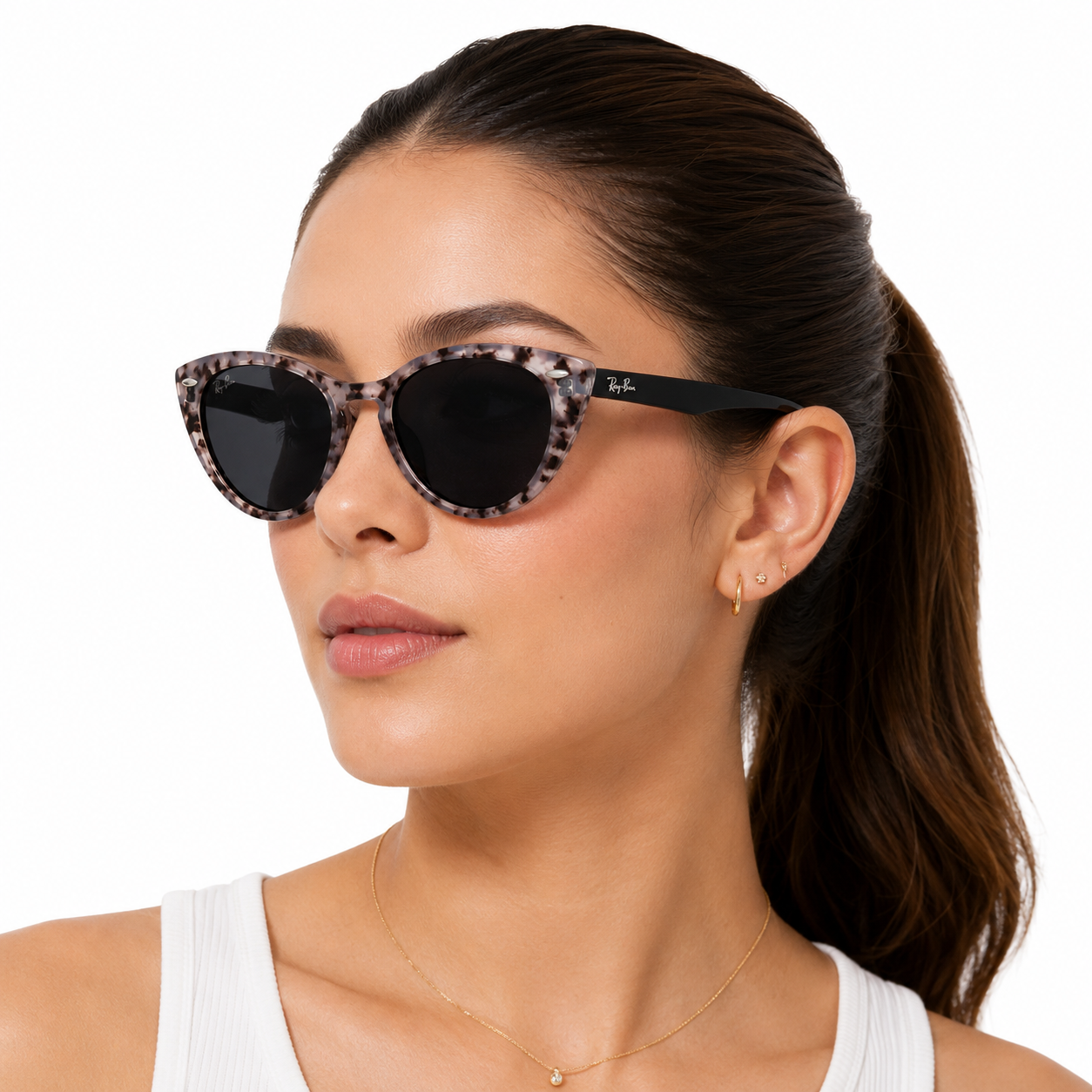 RAY-BAN 4314 ROSA CON NEGRO PATILLAS NEGRAS