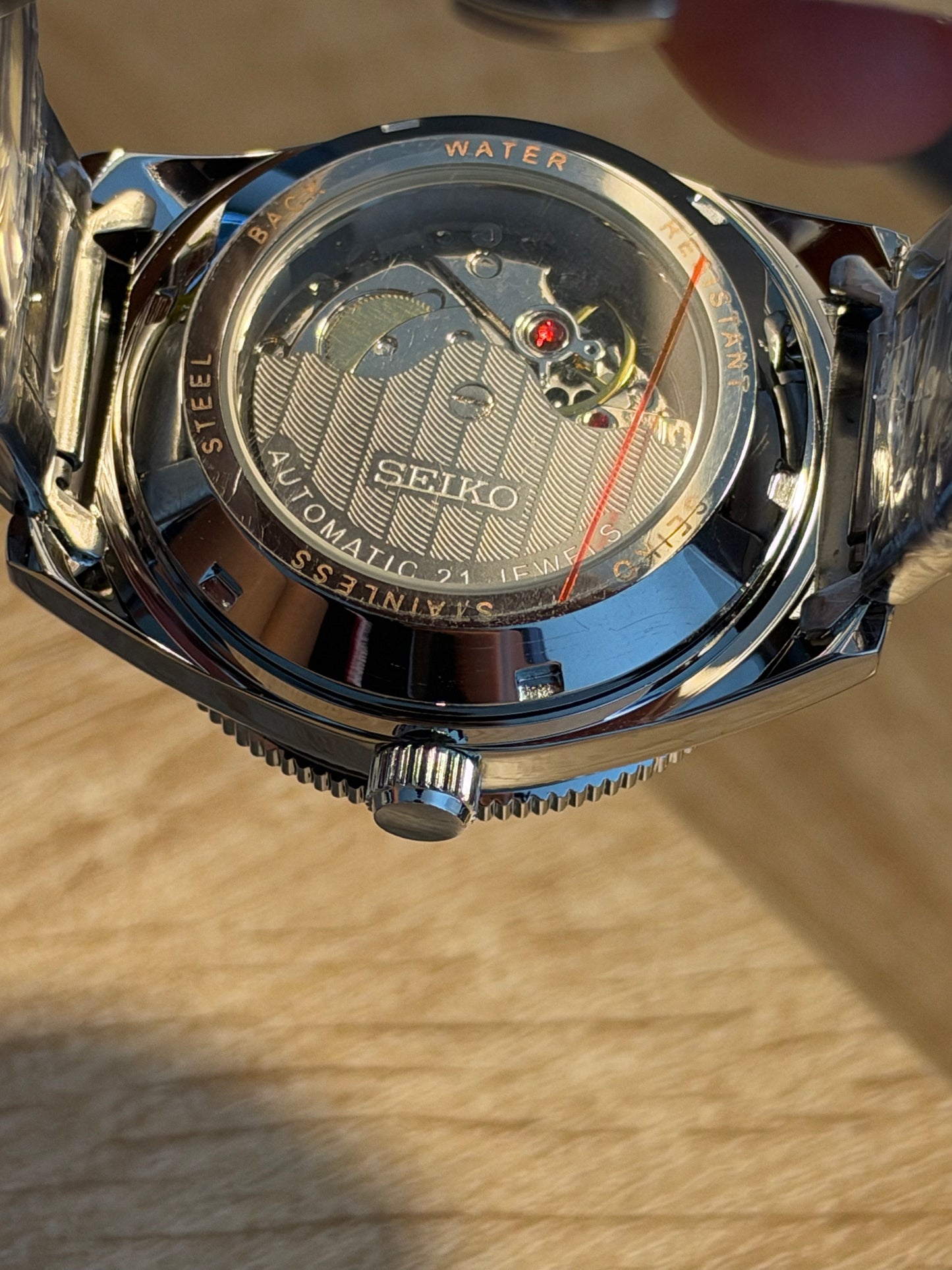 RELOJ SEIKO ESFERA NEGRA