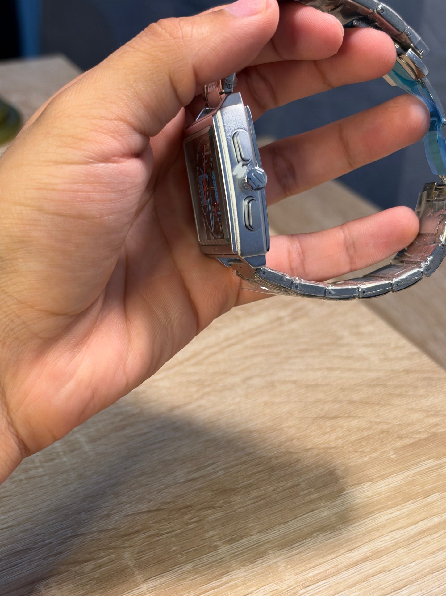 TAG HEUER MONACO GRIS CON CELESTE