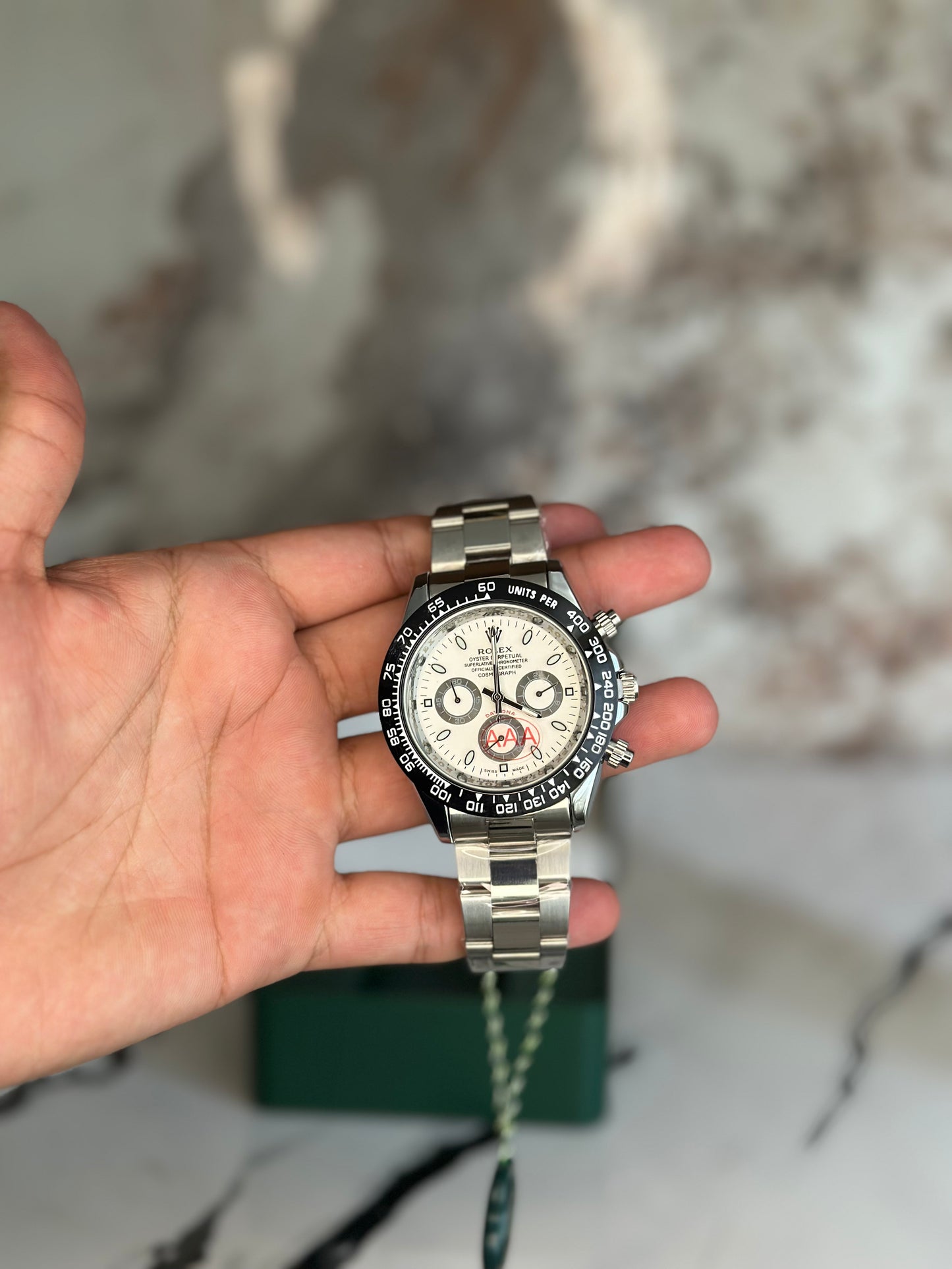 ROLEX DAYTONA FONDO BLANCO