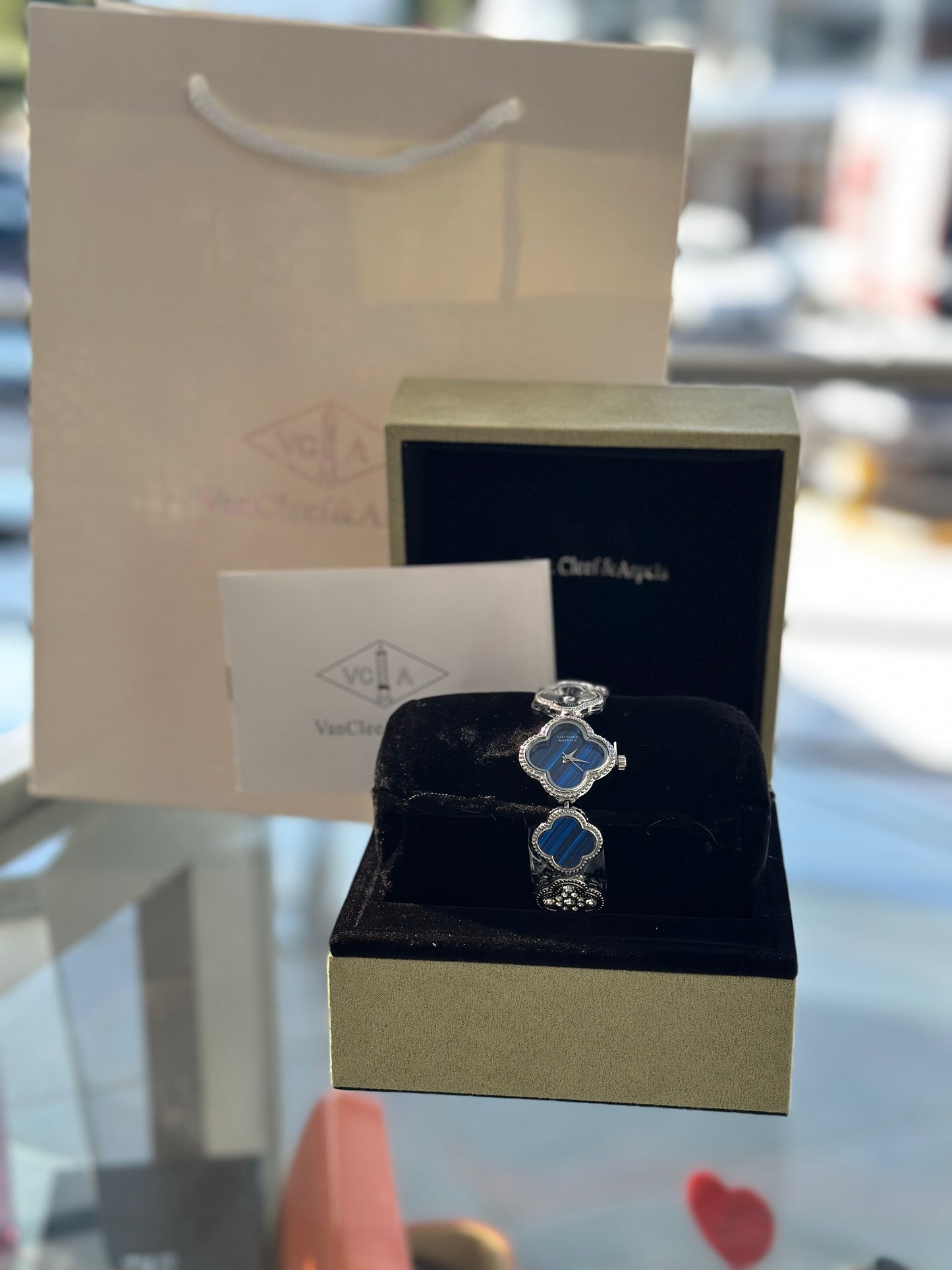 RELOJ VAN CLEEF AZUL