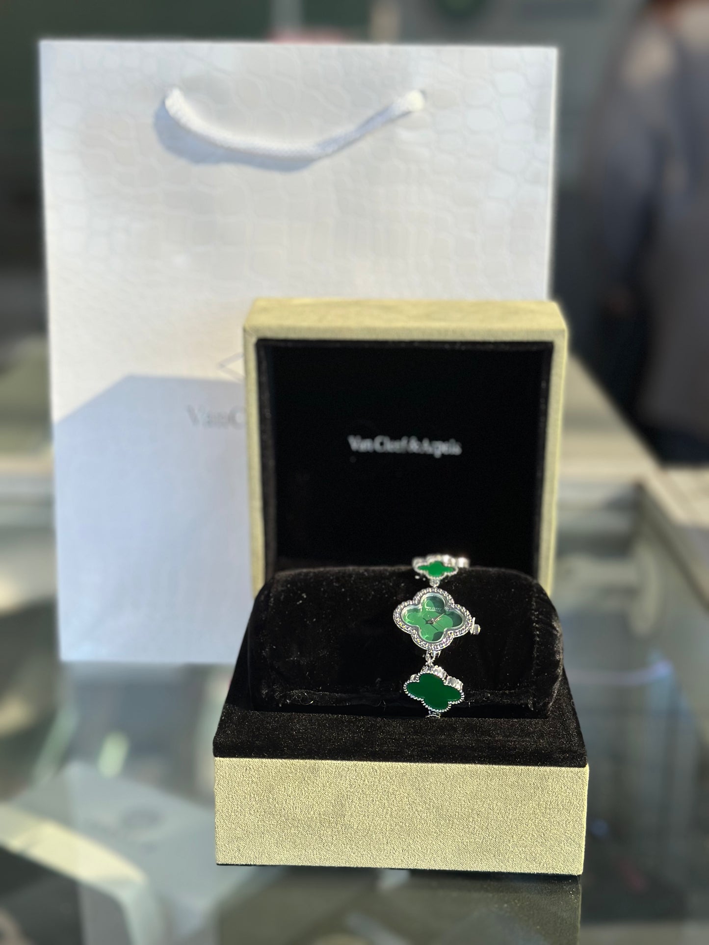 RELOJ VAN CLEEF VERDE