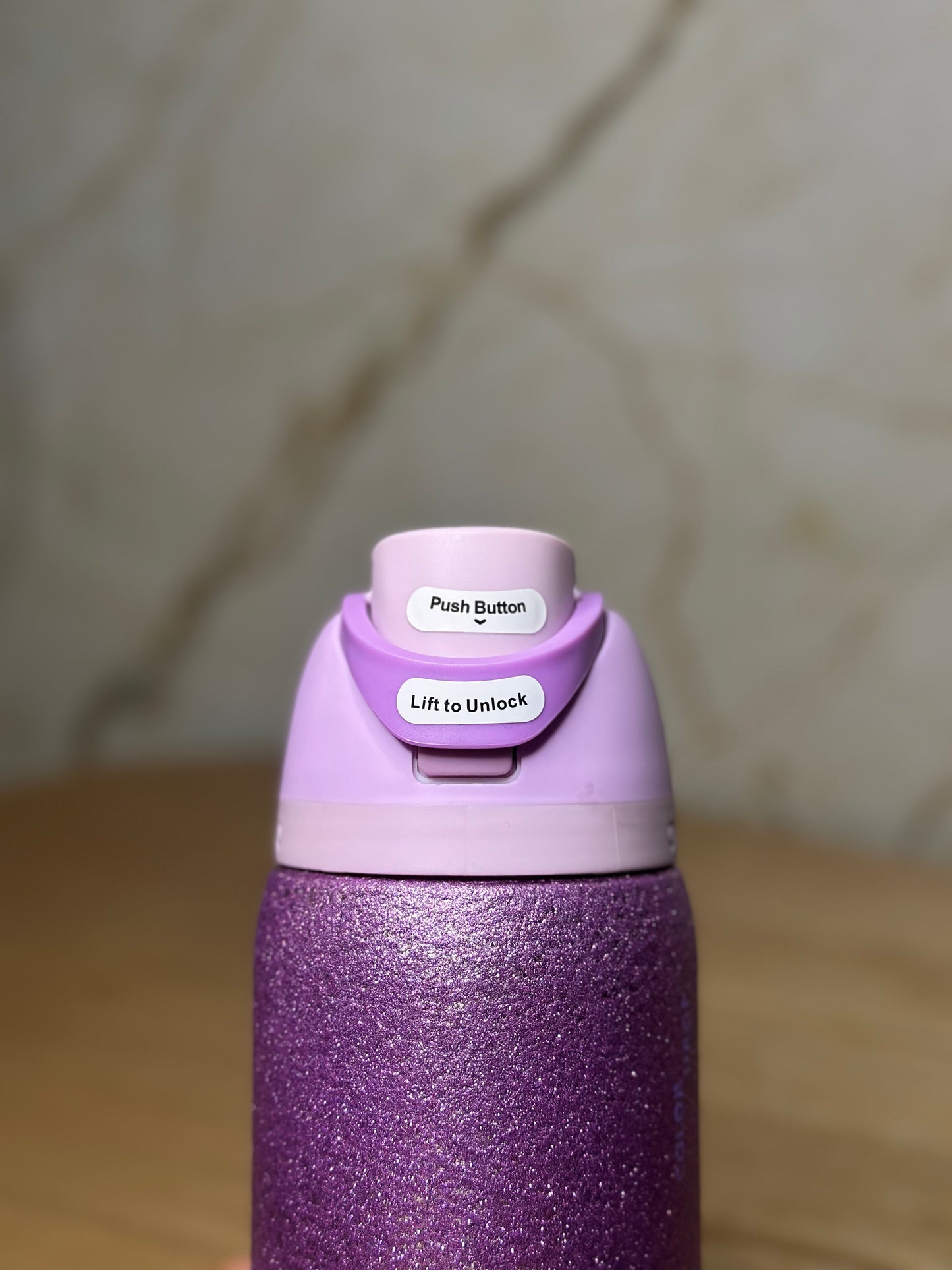 Owala 32oz FreeSip So Eggstra Limited Edition Shimmery Purple Water Bottle New