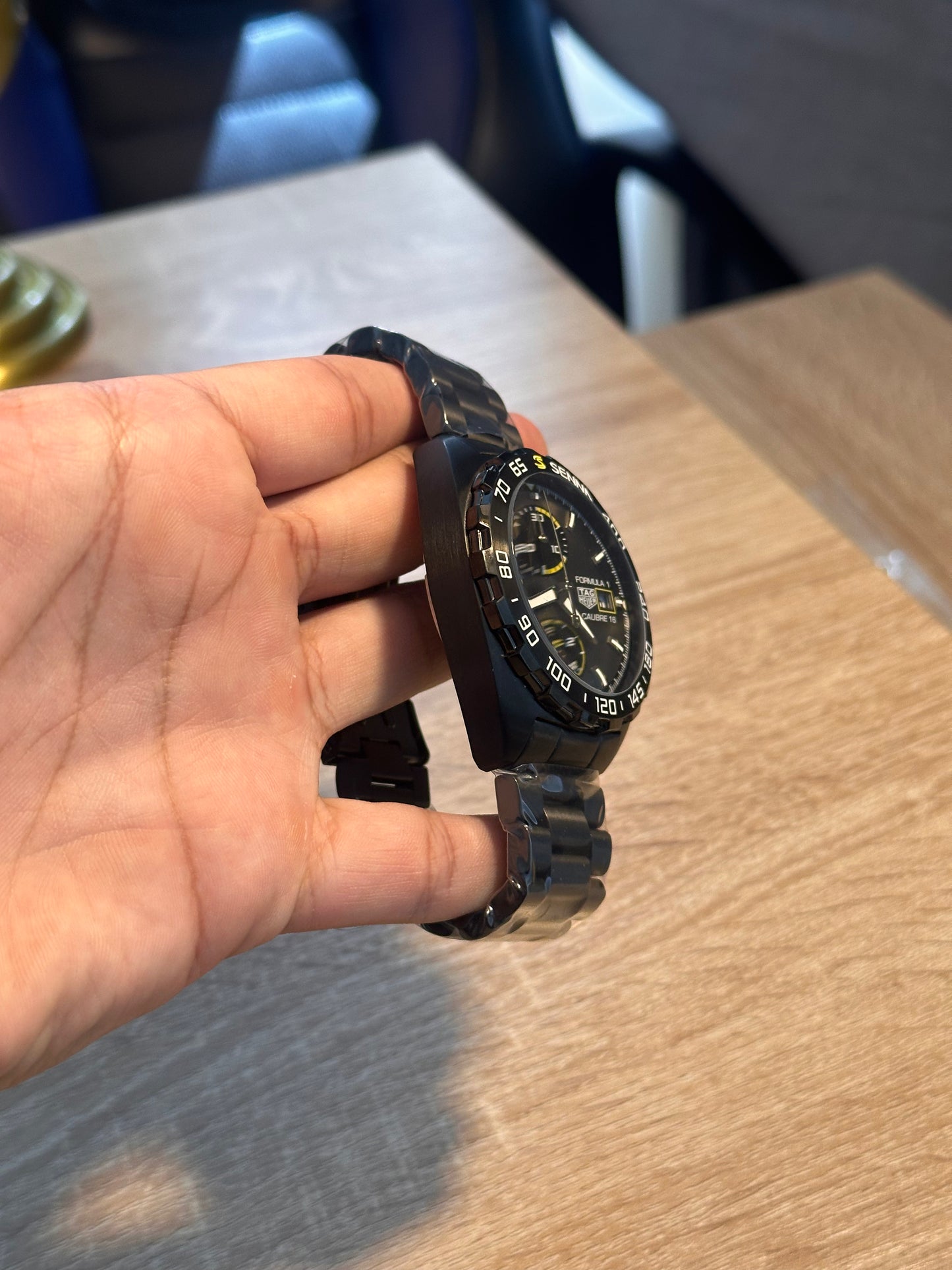 TAG HEUER FORMULA 1 X SENNA CALIBRE 16 NEGRO Y AMARILLO