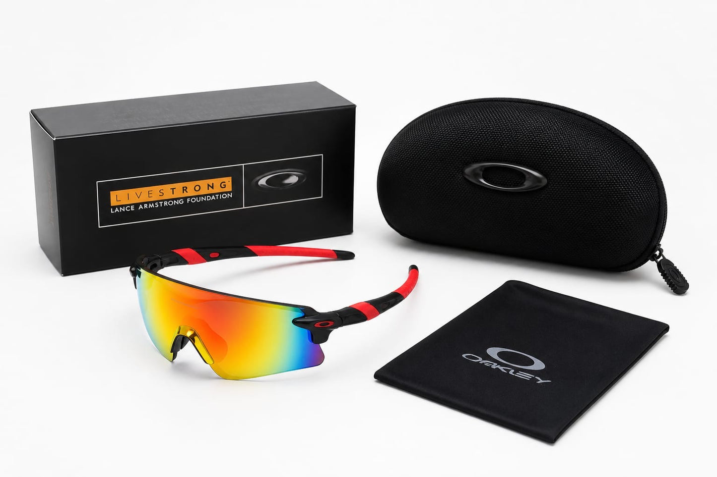 OAKLEY ENCODER MATTE RED/BLACK COLORSHIFT PRIZM SAPPHIRE