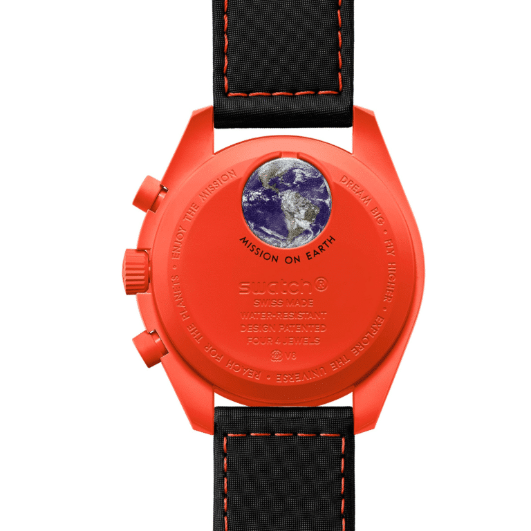 Swatch x Omega Bioceramic Moonswatch Mission On Earth - Lava