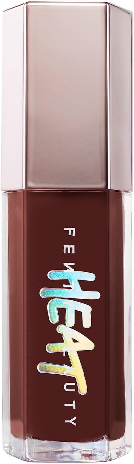 Gloss Bomb Heat Universal Lip Luminizer Plus Plumper - 04 Hot Chocolit Heat by Fenty Beauty for Women - 0.3 oz Lip Gloss