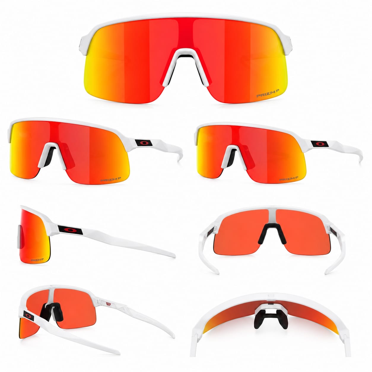 OAKLEY SUTRO BLANCAS CON ROJO