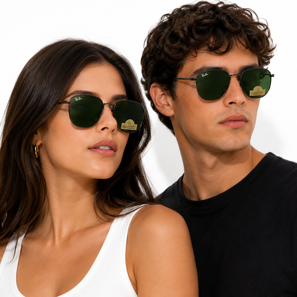 RAY-BAN LEGEND ARO NEGRO LENTE CAFE