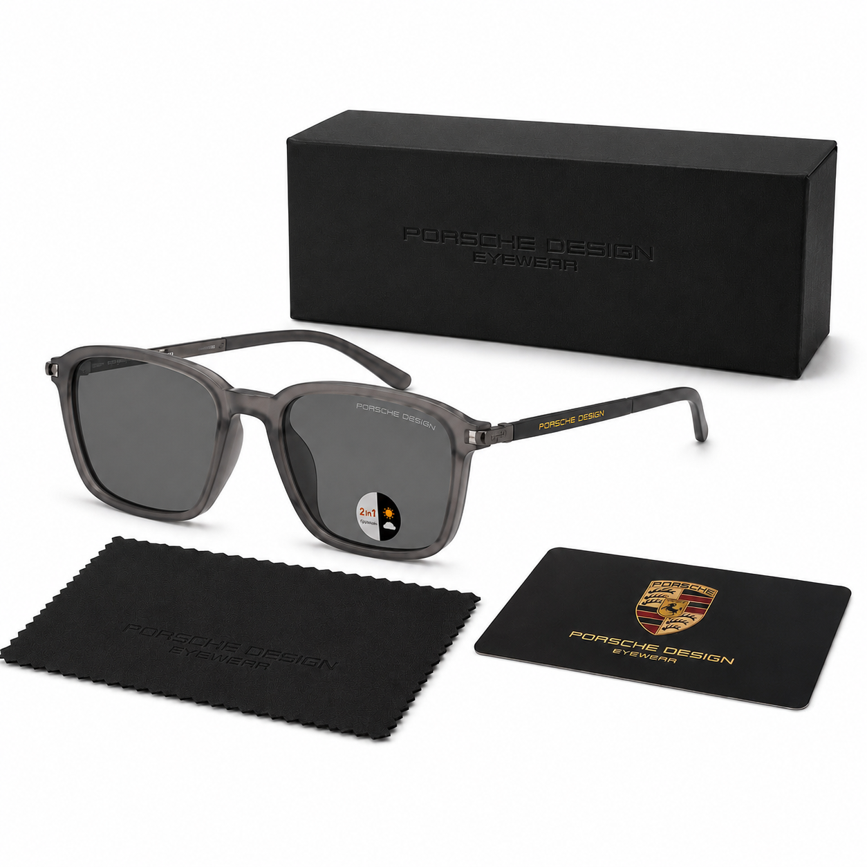 GAFAS PORSCHE DESIGN TRANSPARENTES GRISES