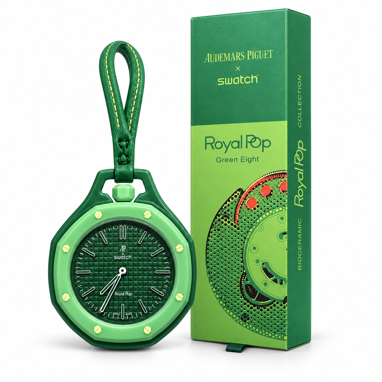 ROYAL POP AP X SWATCH GREEN EIGHT