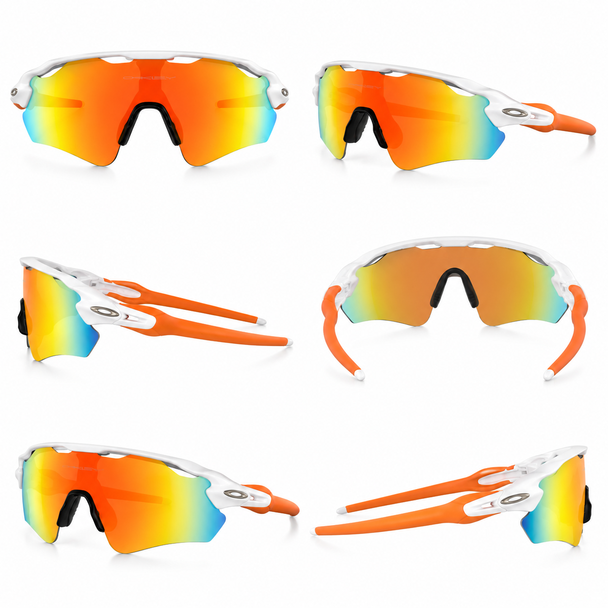 OAKLEY RADAR BLANCOS CON NARANJA