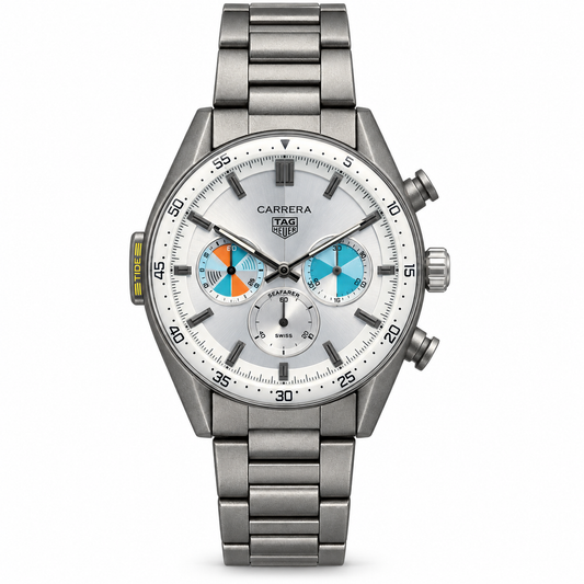 TAG HEUER CARRERA CORAZON ABIERTO ESFERA BLANCA