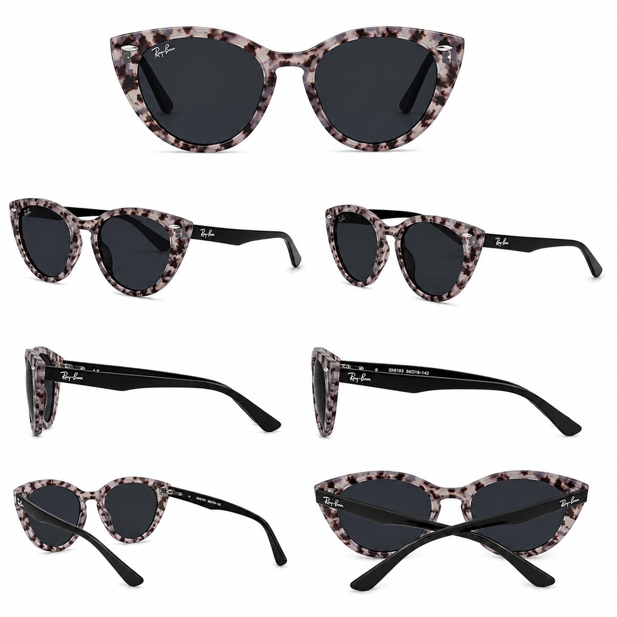 RAY-BAN 4314 ROSA CON NEGRO PATILLAS NEGRAS