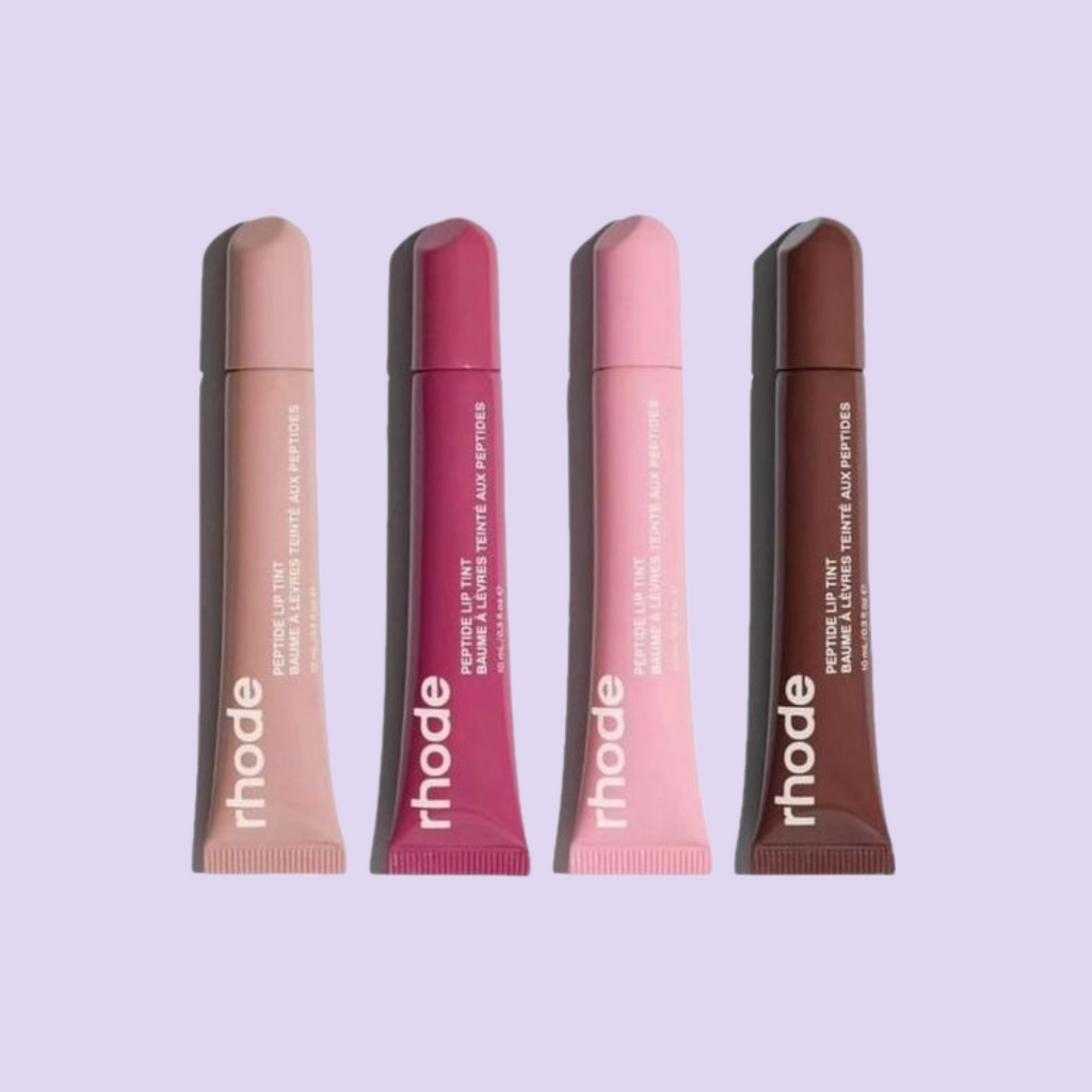 SET DE 4 Lip Tint de Rhode by Hailey Bieber The Peptide Lip TINTS SET ALL FOUR SHADES TOGETHER,