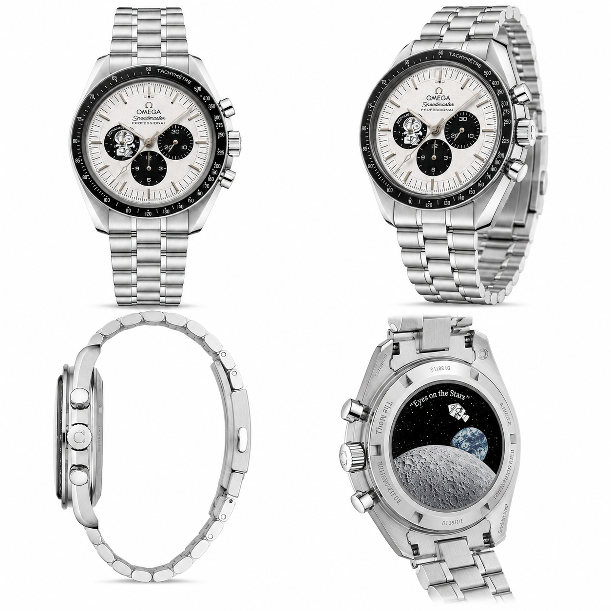 OMEGA EDICION SPECIAL SNOOPY FONDO BLANCO BISEL NEGRO