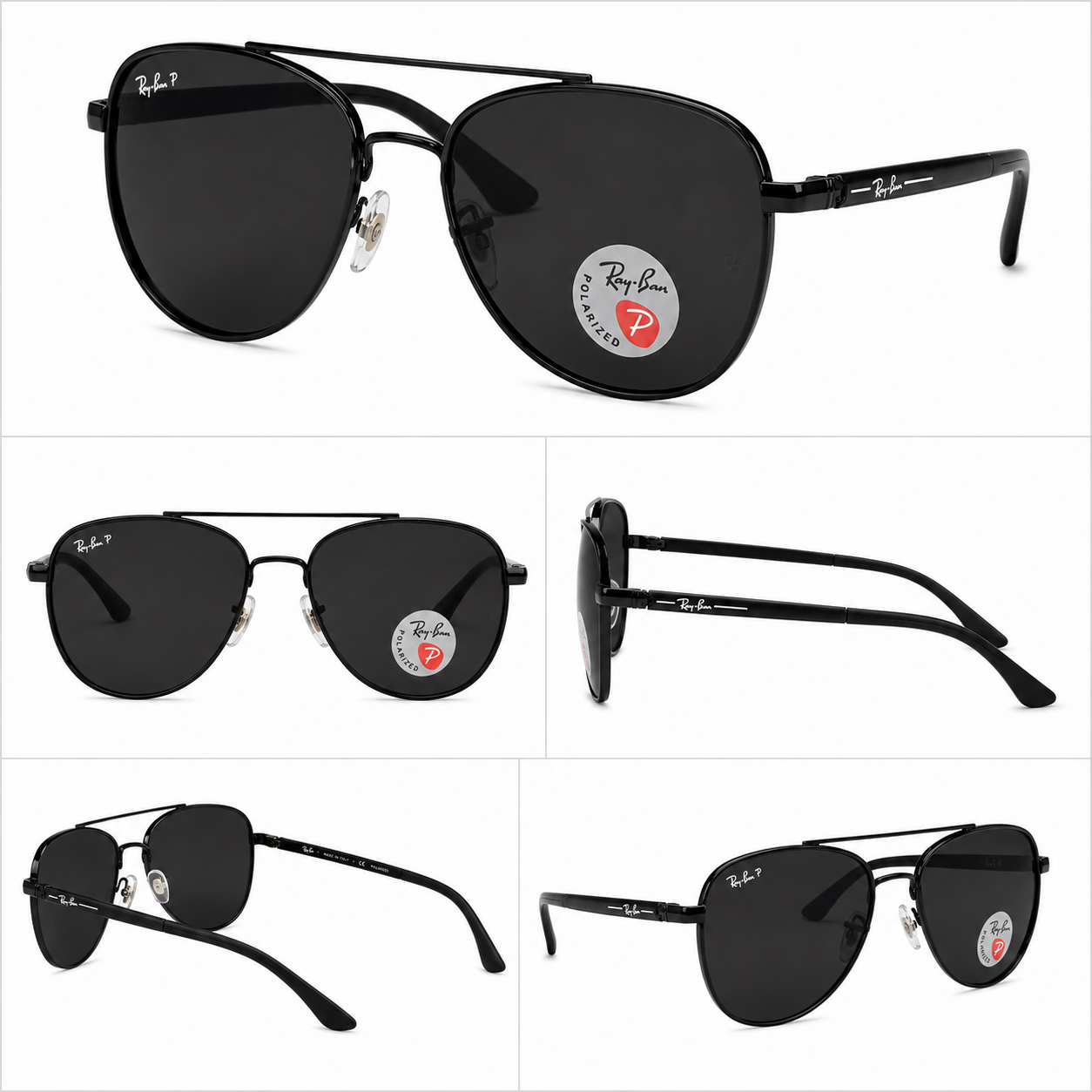 RAY-BAN PILOT SUNGLASSES NEGRAS