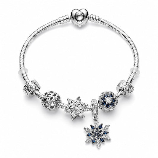 BRAZALETE PANDORA ALE 925 CON CHARMS, CAJA Y BOLSA