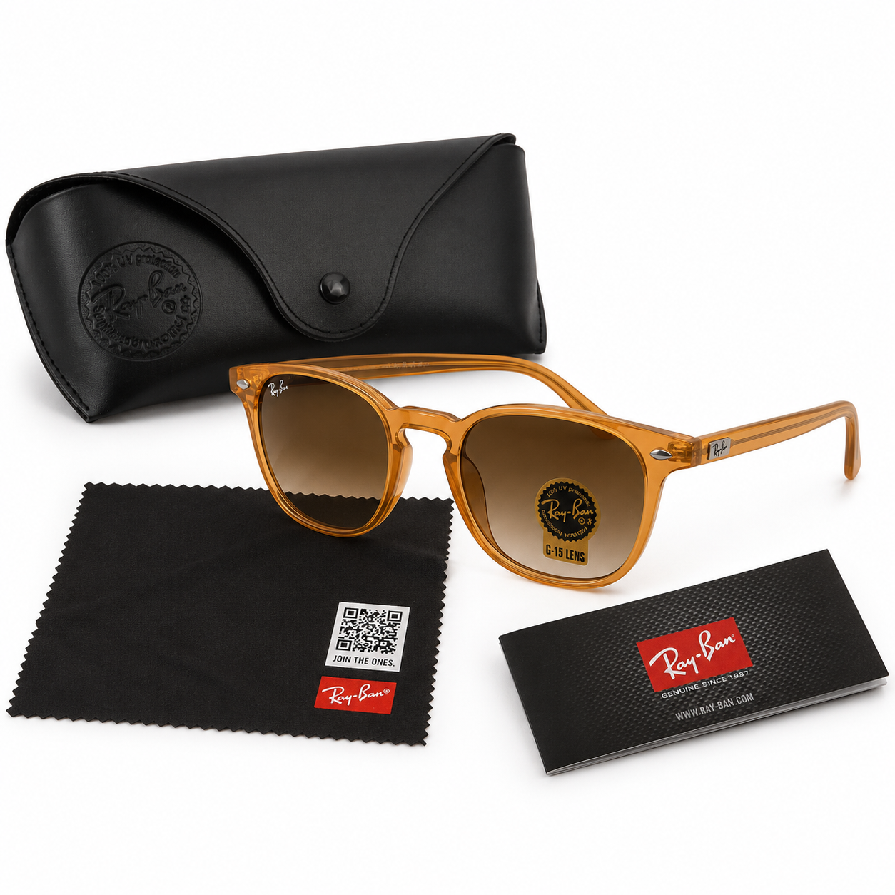 RAY-BAN 4258P NARANJA TRANSPARENTE