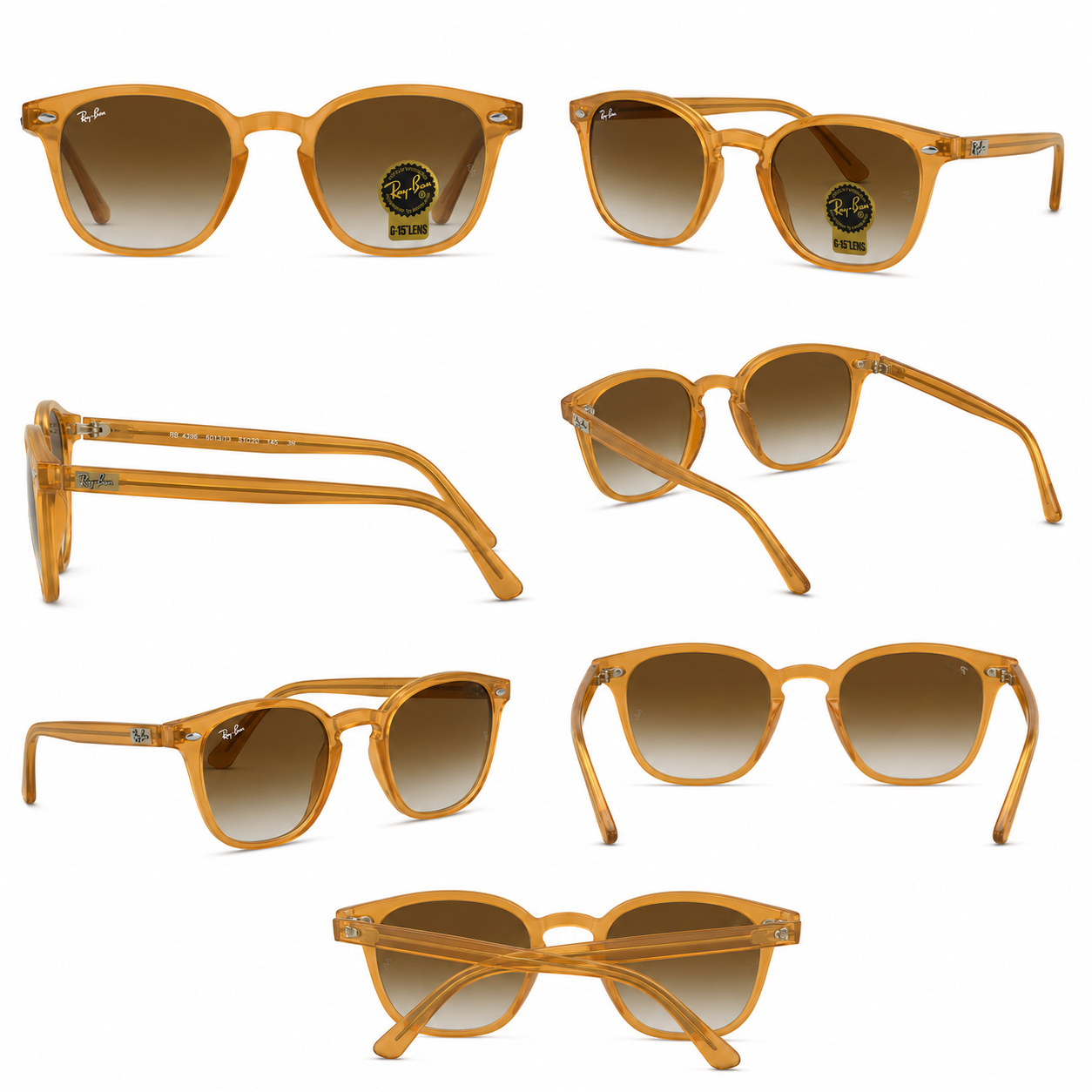 RAY-BAN 4258P NARANJA TRANSPARENTE