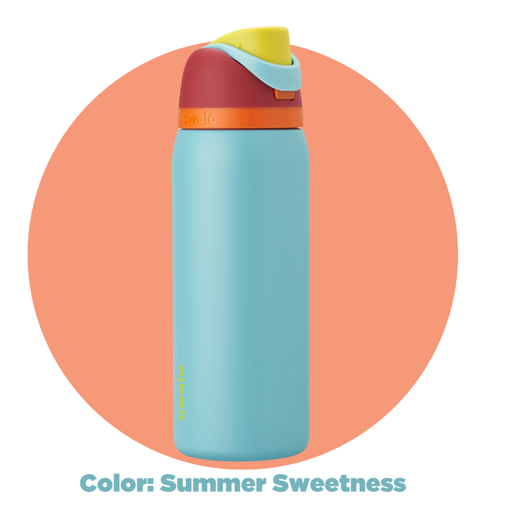 Owala FreeSip de acero inoxidable, 946 ml, celeste