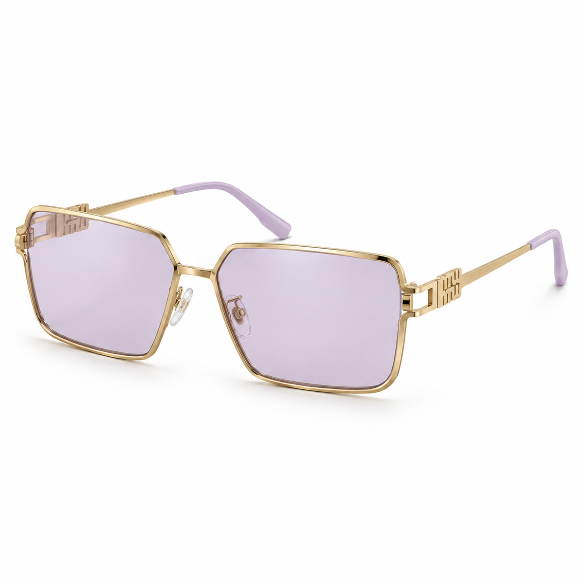 gafas miu miu rec CELESTE CON DORADO