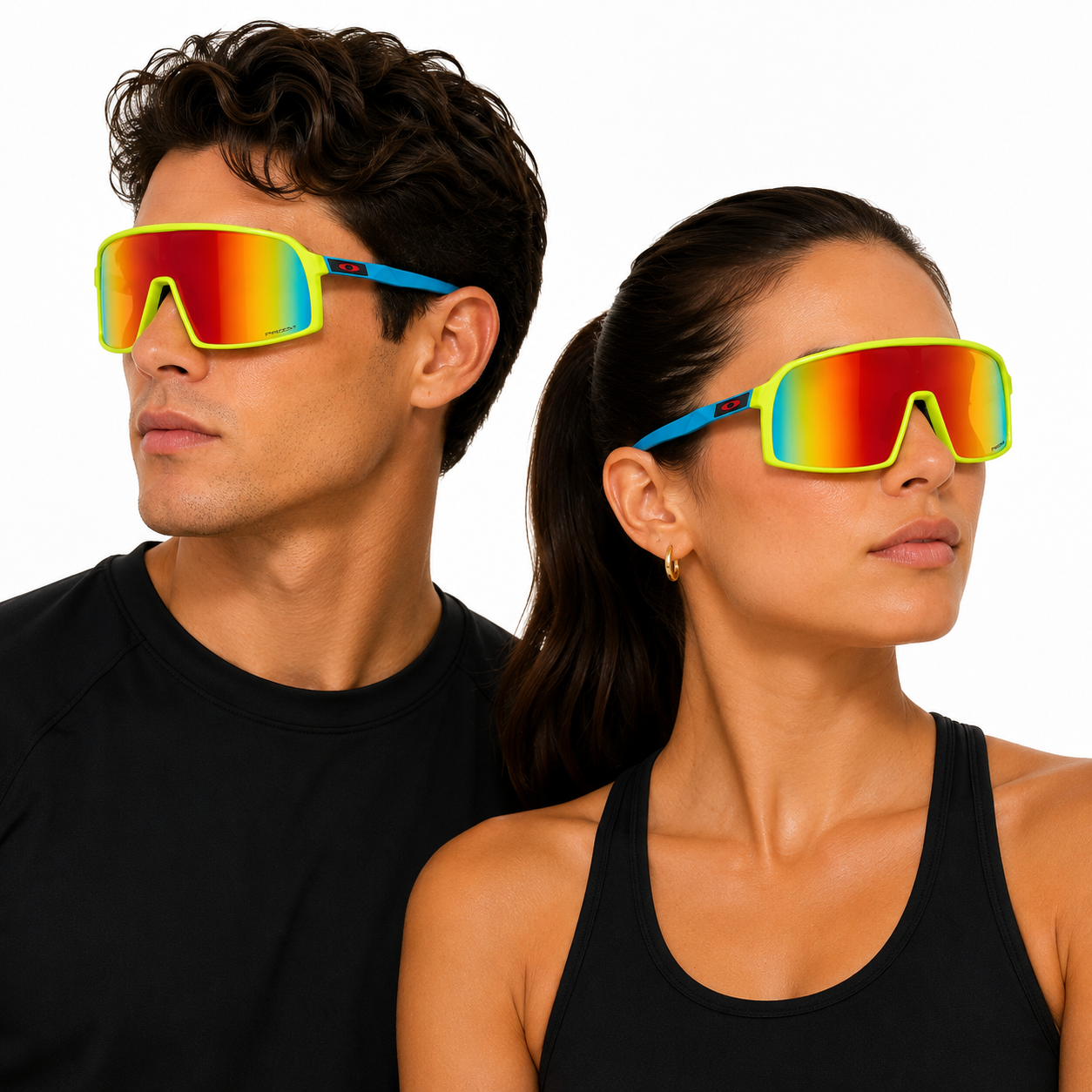 OAKLEY SUTRO AMARILLAS CON CELESTE