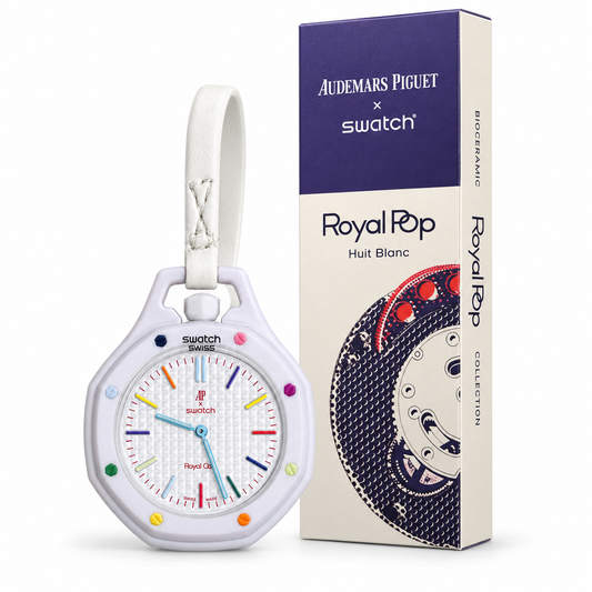 ROYAL POP AP X SWATCH HUIT BLANC