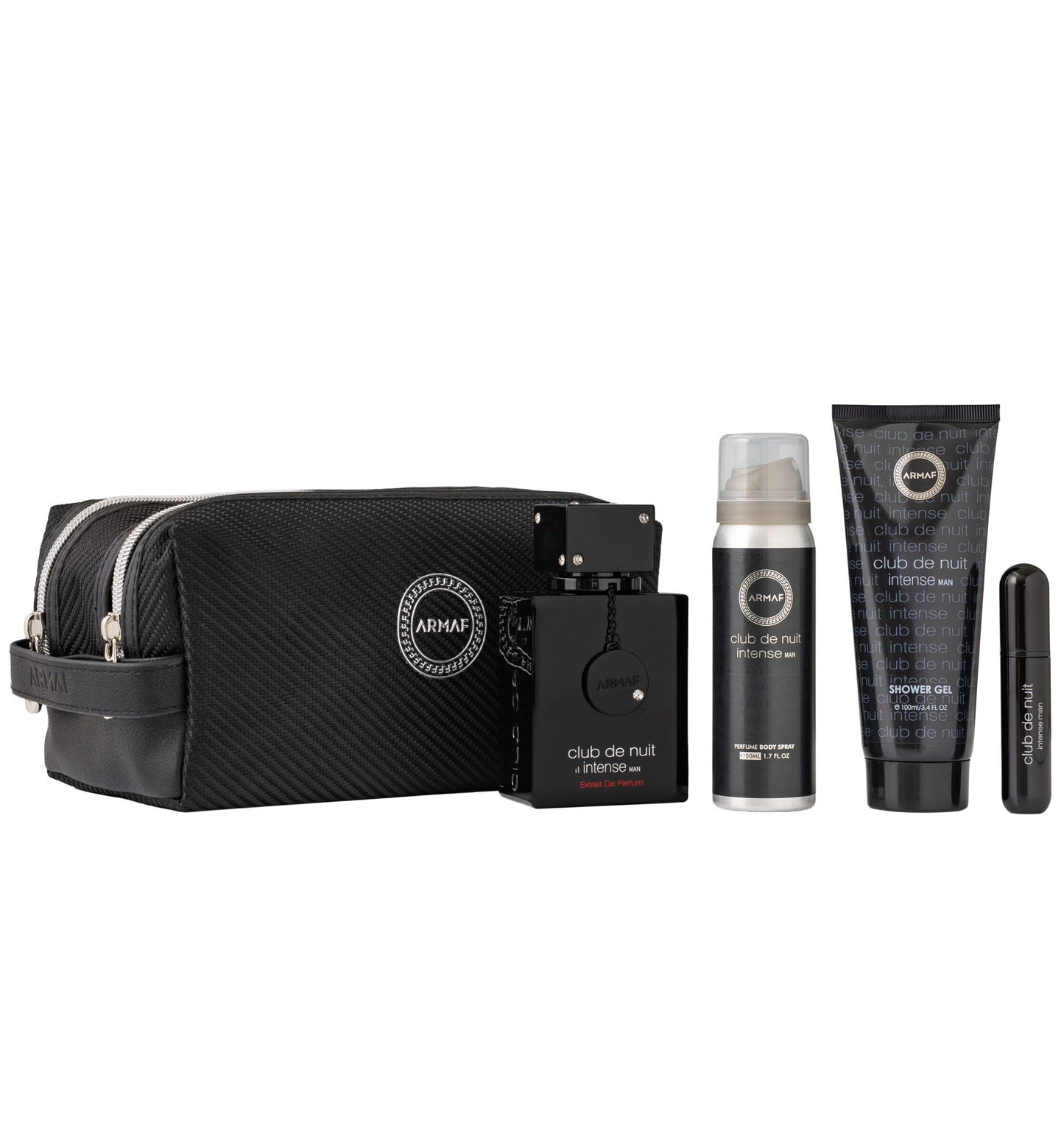 ARMAF CLUB DE NUIT INTENSE MAN SET EXTRAIT DE PARFUM 70ml + SG 100ml + BODY SPRAY 50ml + POUCH + EXCLUSIVE REFILL