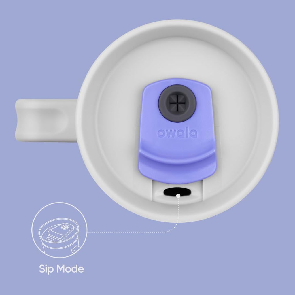 Owala 40oz Tumbler de Acero Inoxidable con Mango Panther Paw azul