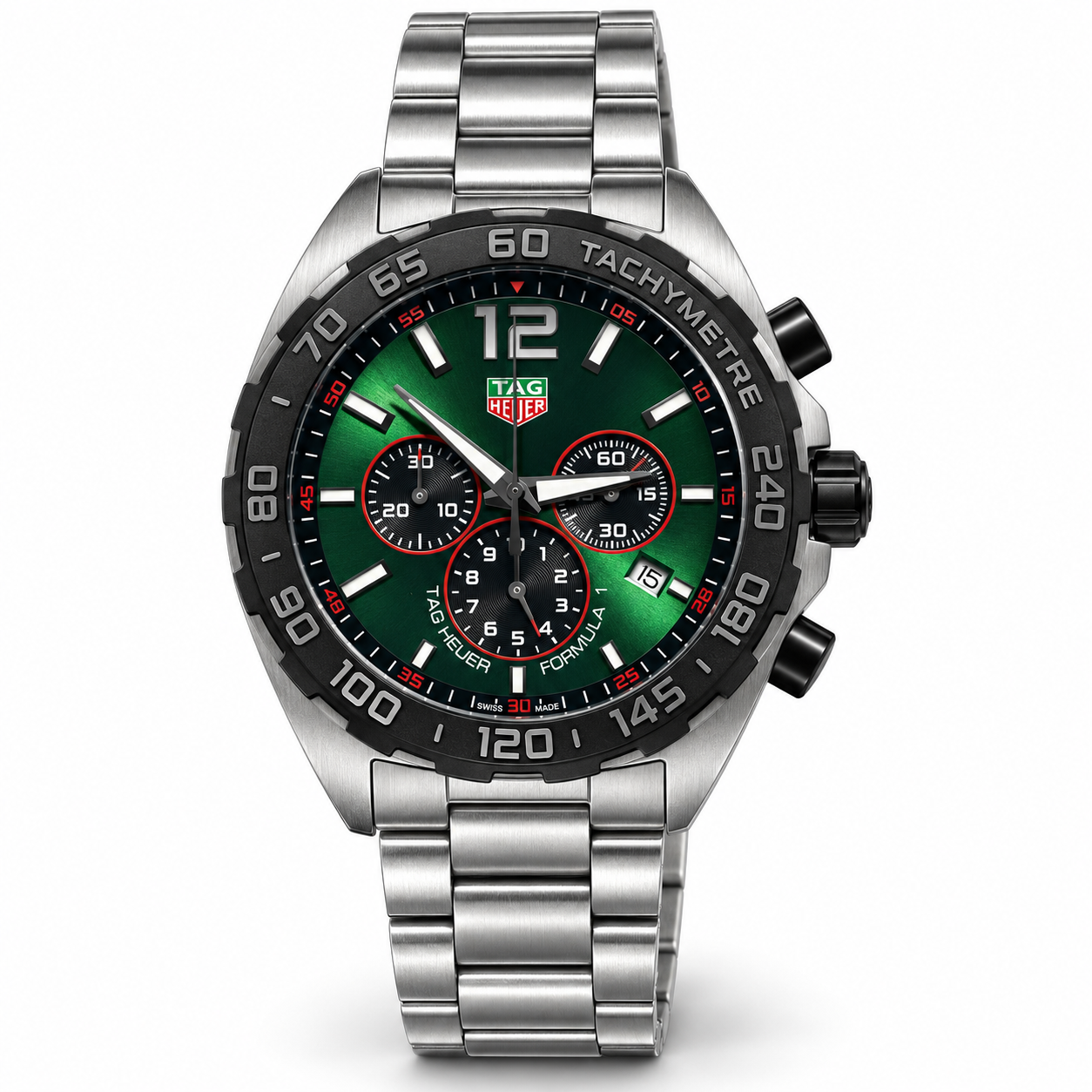TAG HEUER FOMRULA 1 CRONOGRAFO FONDO VERDE 43MM