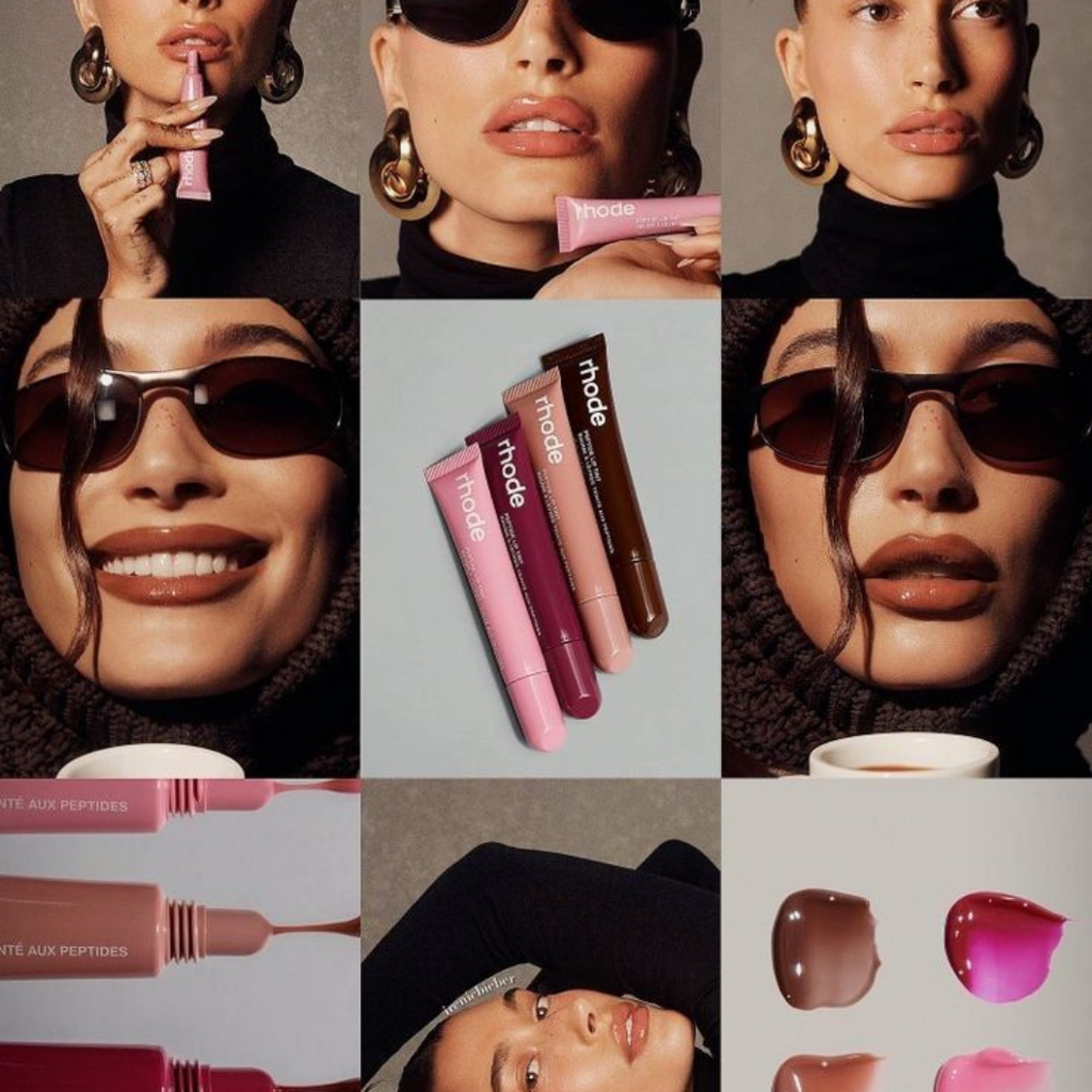 SET DE 4 Lip Tint de Rhode by Hailey Bieber The Peptide Lip TINTS SET ALL FOUR SHADES TOGETHER,