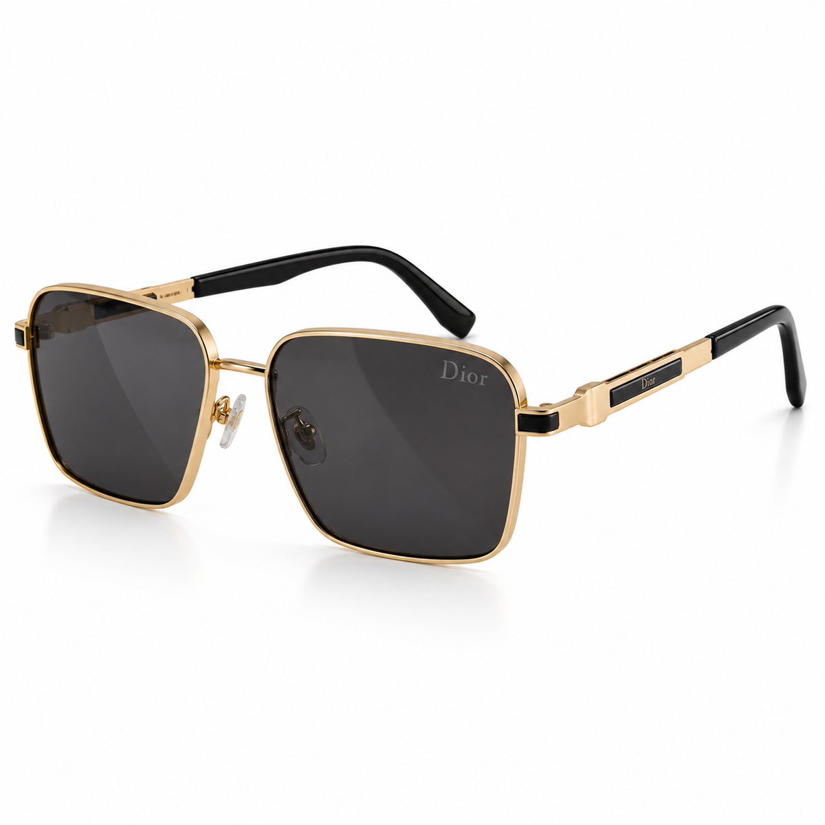 GAFAS DIOR NEGRAS CON DORADO