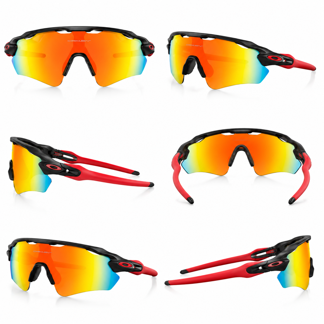OAKLEY RADAR NEGRO CON ROJO