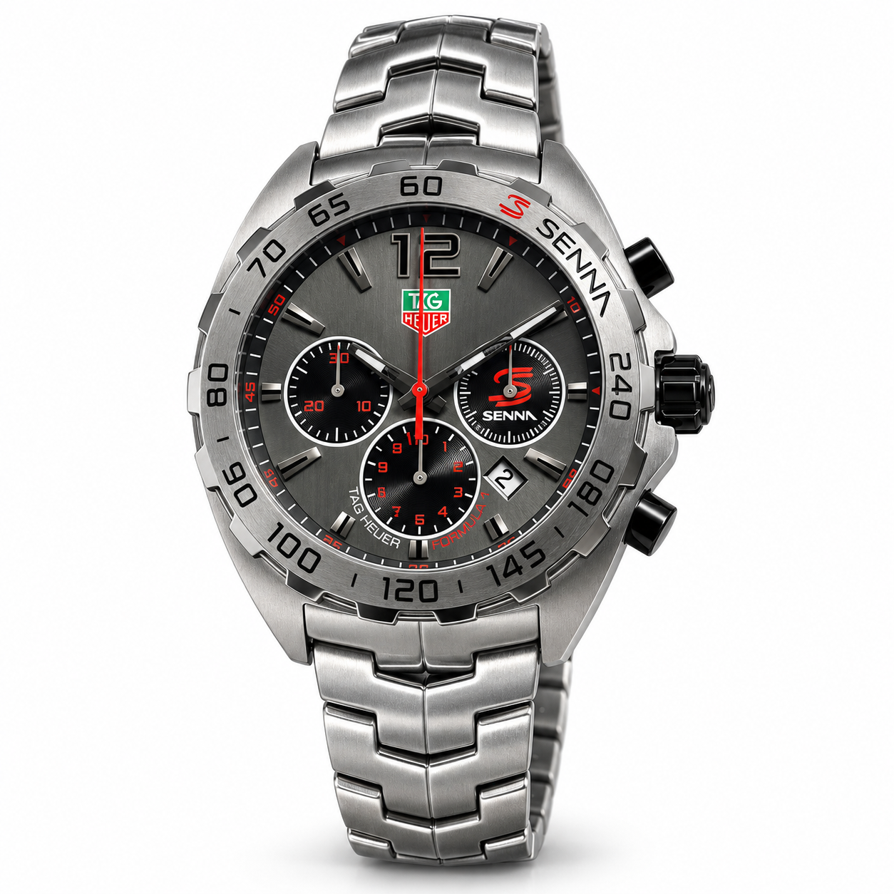 TAG HEUER EDICION ESPECIAL SENNA DIAL GRIS 44MM