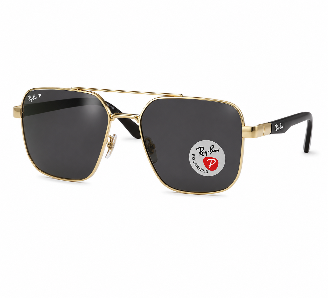 RAY-BAN 3304 ARO DROADO Y PATILLAS NEGRAS