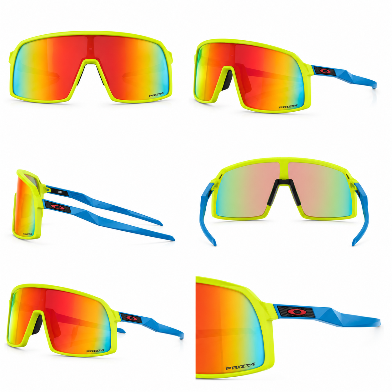 OAKLEY SUTRO AMARILLAS CON CELESTE