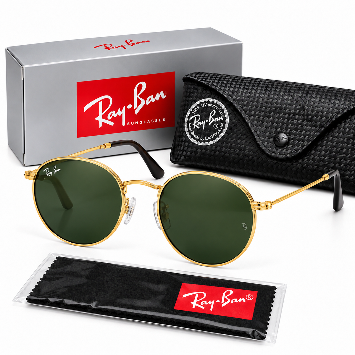 RAY-BAN SILVER DORADOS