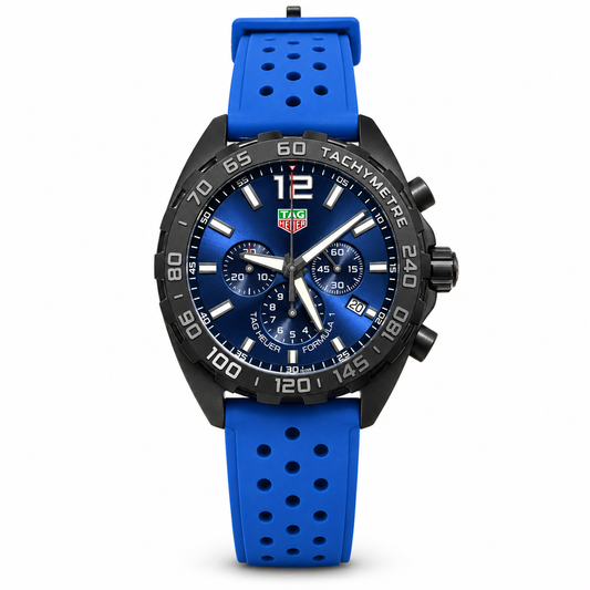 TAG HEUER FORMULA 1 BLUE DIAL RUBBER 44MM