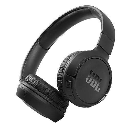 JBL Tune 510BT: Wireless On-Ear Headphones with Purebass Sound - Black - Color Black