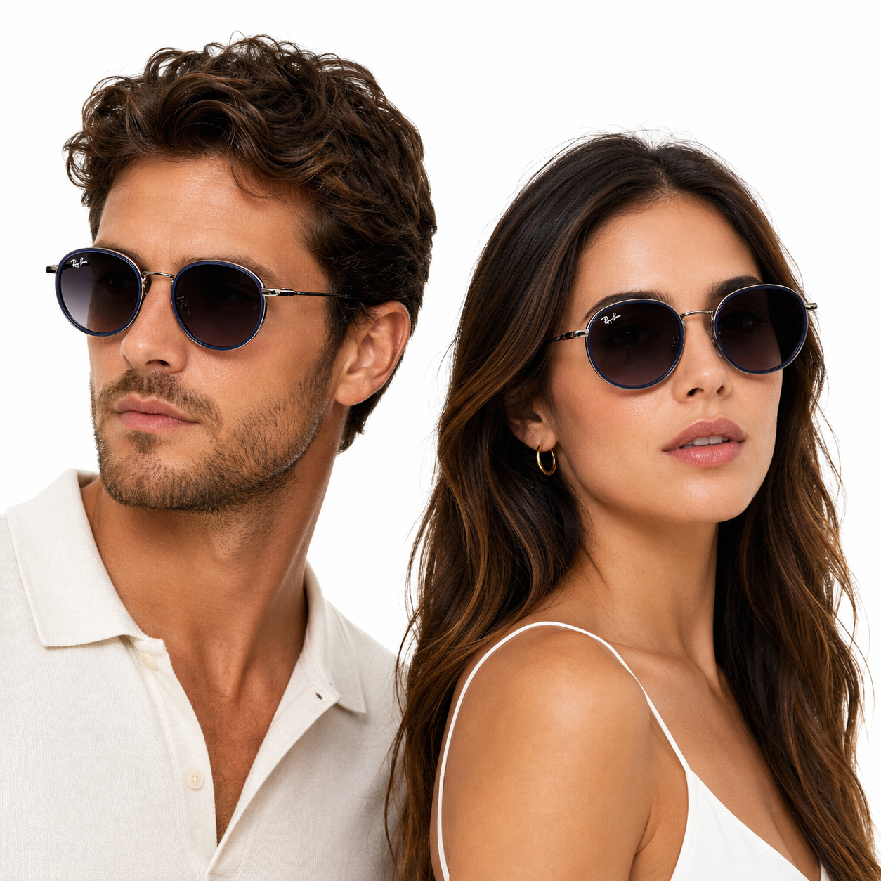 RAY-BAN SILVER AZUL