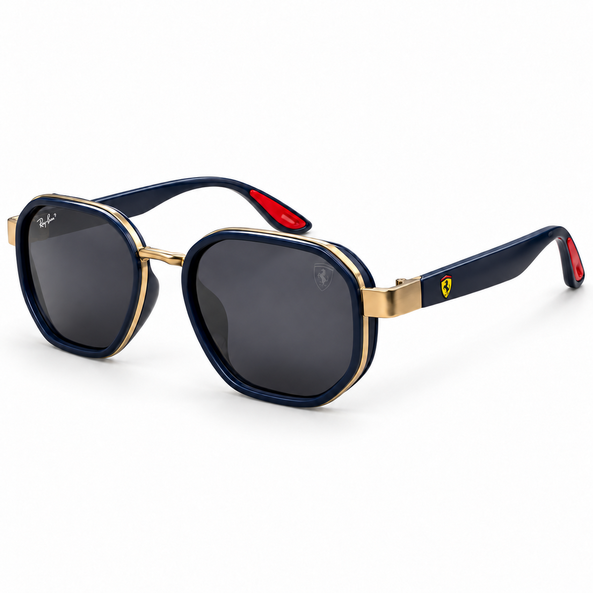RAY-BAN X FERRARI AZUL CON DORADO