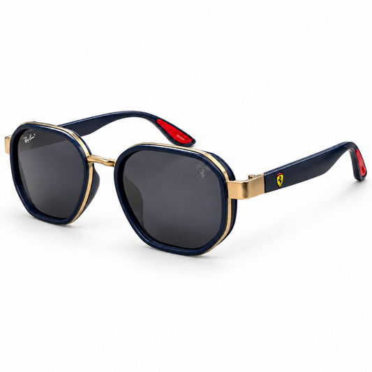 RAY-BAN X FERRARI AZUL CON DORADO