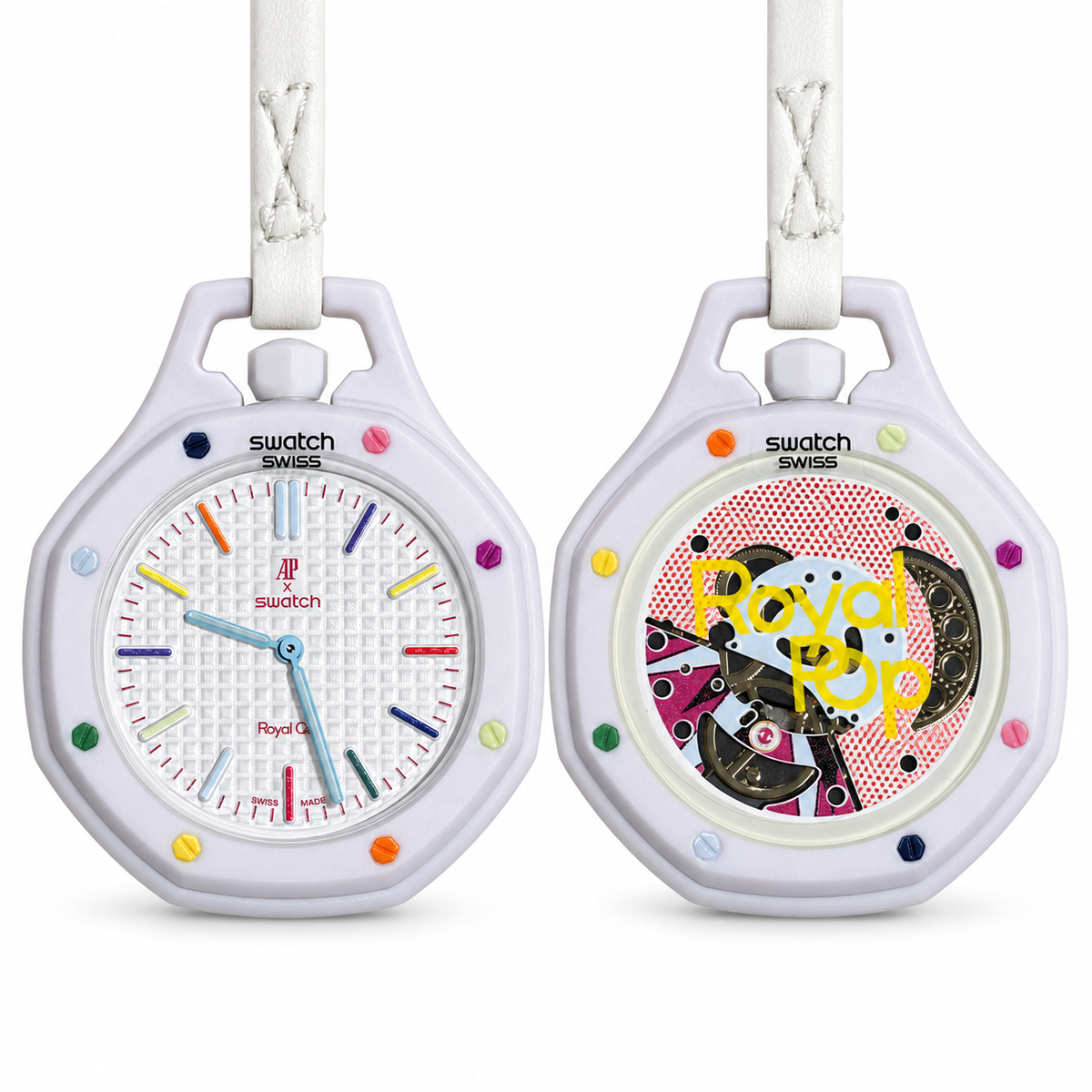 ROYAL POP AP X SWATCH HUIT BLANC